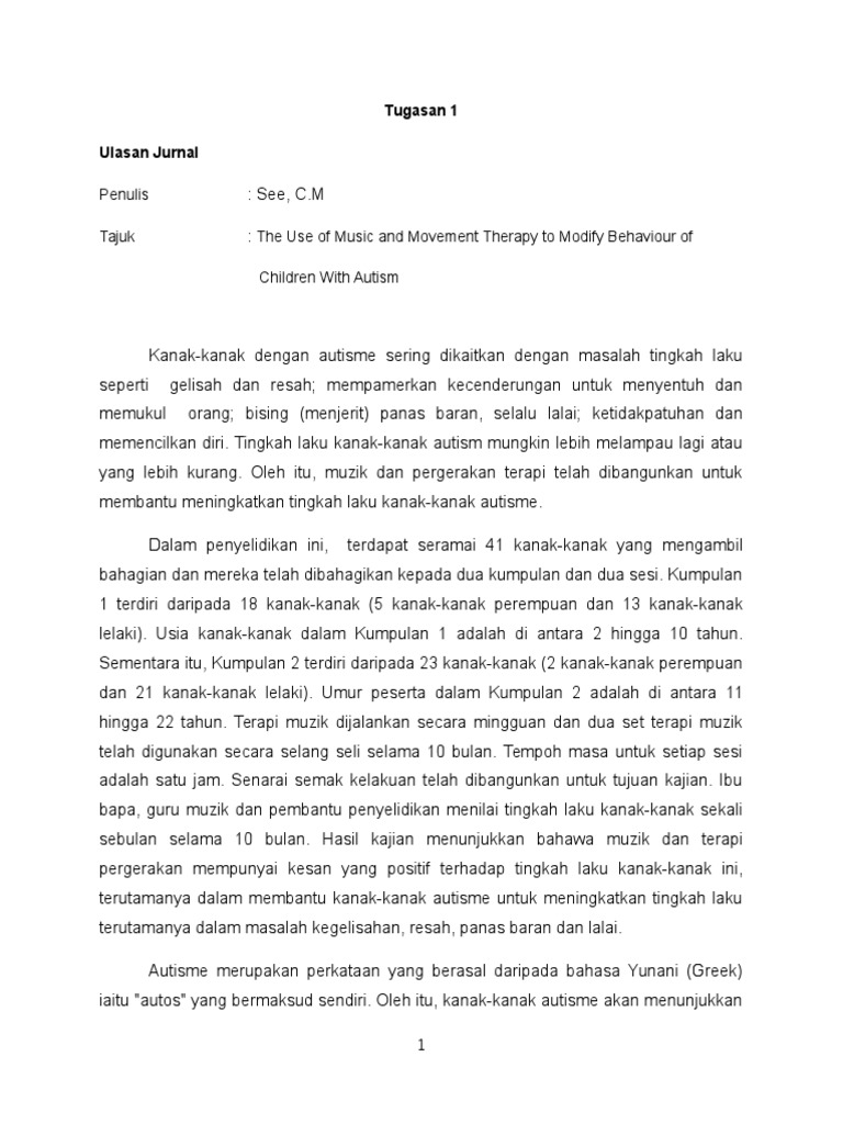 Ulasan Jurnal Pj Pdf