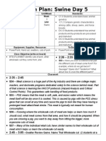 Lesson Plan 8th Grade SWINE 5