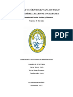 Derecho Administrativo Bolivia