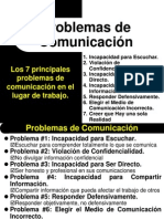 Taller Los 7 Principales Problemas de Comunicación en El Lugar de Trabajo