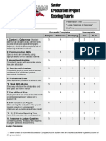 Judge Score Rubric