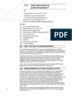 Unit-10 The Process of Empowerment PDF