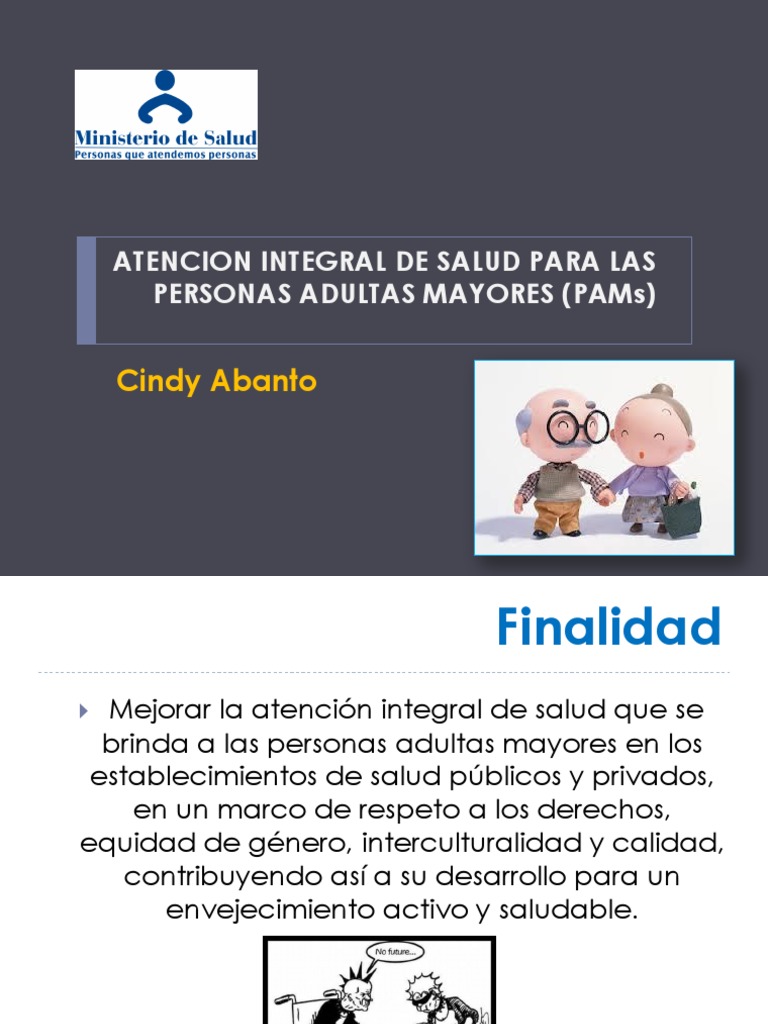 Atencion Integral de Salud para Las Personas Adultas | PDF | Adultos ...