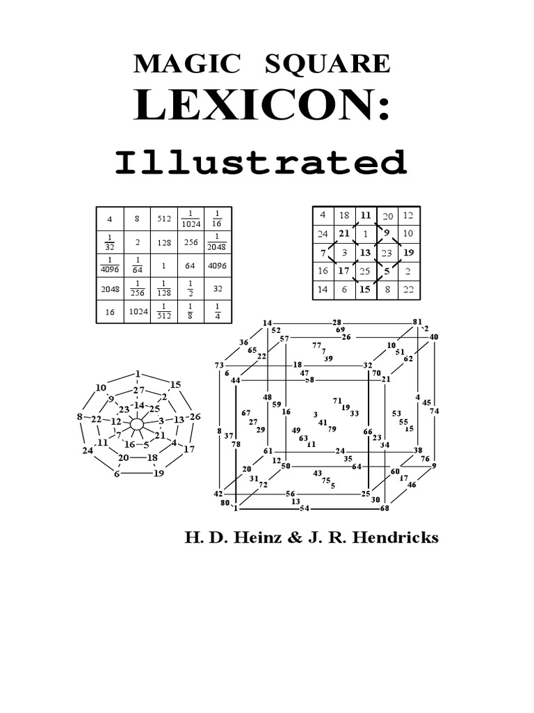 RED PYRAMID THING -レッドピラミッドシング- 1/6 Lexicon v2 | PDF | Matrice (Mathématiques) | Nombre