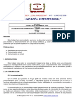 Comunicacion Interpersonal