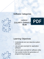 Software Categories