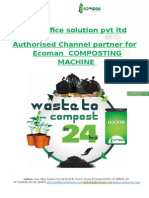 Indo Office Solution PVT LTD Authorised Channel Partner For Ecoman Composting Machine