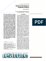 Microstructural Design of Toughened Ceramics