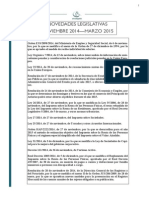 ANB ABOGADOS Novedades Legislativas Noviembre 2014 a Marzo 2015