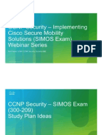 CCNP Security SIMOS - Study Plan