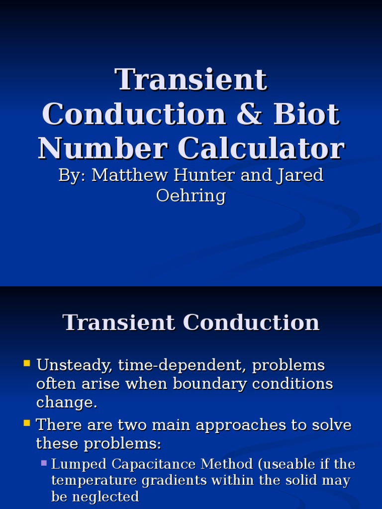 Biot Number Calculation Guide | PDF | Science & Mathematics ...
