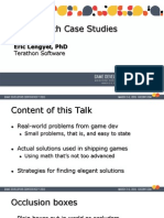 Game Math Case Studies