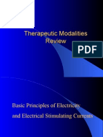 Therapeutic Modalities Review