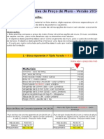 Comparativo de Custo de Muro