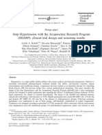 Hypertension Study Acupuncture