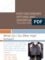 Post-Secondary Option Template Presentation