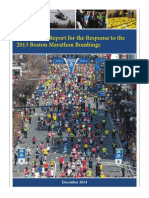 After Action Report for the Response to the 2013 Boston Marathon Bombings