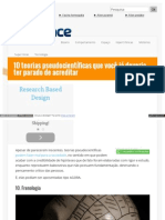 Dez Teorias Pseudocientificas Que Deveriam Se