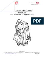 Tutorial TS02 Programa Topografia Versão 2.32