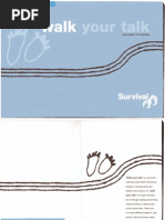 Download Walk your talk by survival SN2607967 doc pdf