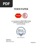 Download 13717552966 BUS 101 Term Paper on PRAN-RFL Group by Sanaullah Siddique SN260798865 doc pdf