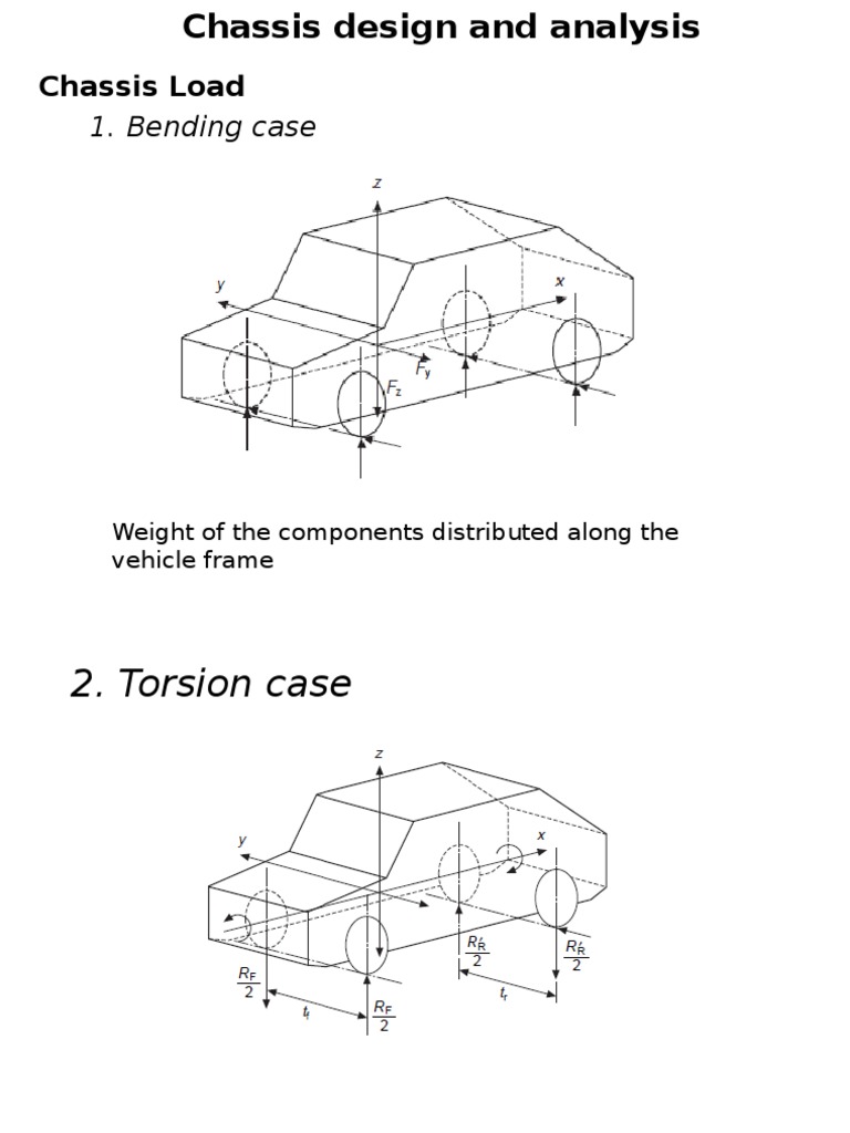 Chassis Design PDF Bending Structural Analysis