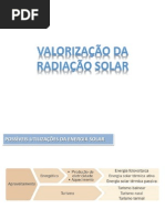 Valorização da radiação solar 
