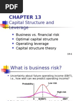 Capital Structure and Leverage