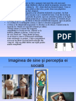 Imaginea de Sine Si Perceptia Ei Sociala