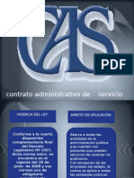 Contrato Administrativo de Servicio