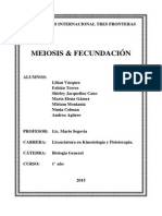 Meiosis & Fecundacion. 