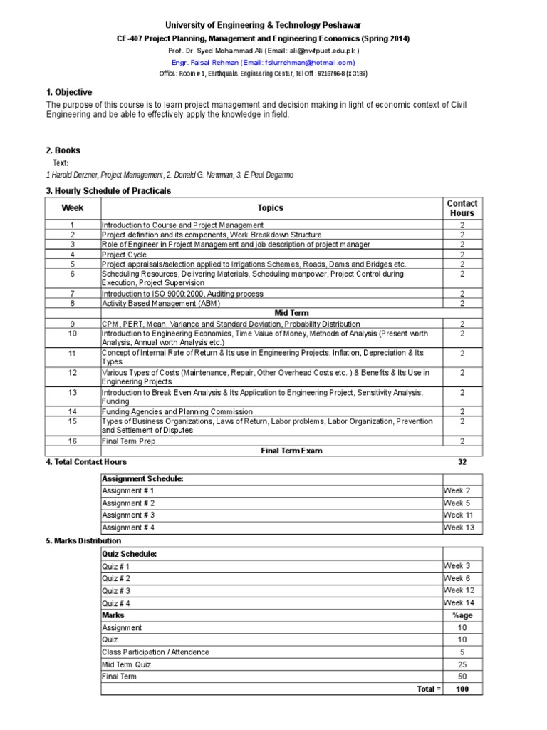 Project Management Course Overview | PDF