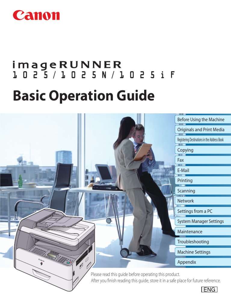 IR1025 Series Basic Op Guide | Image Scanner | Electromagnetic Interference