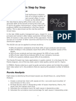 Pareto Analysis Step by Step