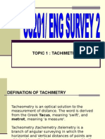 Topic 1 Tachimetry - CC201 N