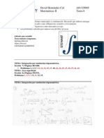 Tarea 6 Matemáticas II ITESM