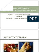 Antibioticoterapia y Anticoagulantes en Traumatologia