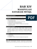 Modul Praktikum Multimedia - Bab 14 - Manipulasi Database Mysql