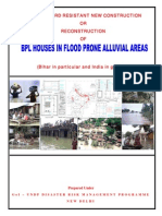 Multi Hazard Resistant New Construction or Reconstruction of BPL Houses in Flood Prone Alluvial Areas