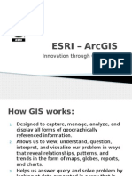 ESRI ArcGIS - Innovation through Geography