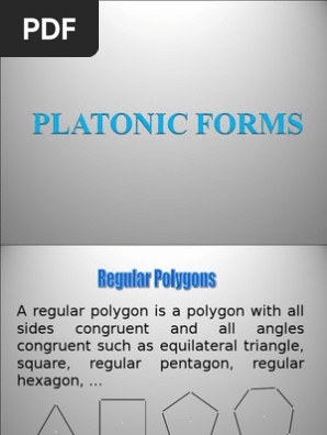 Platonic Forms 1