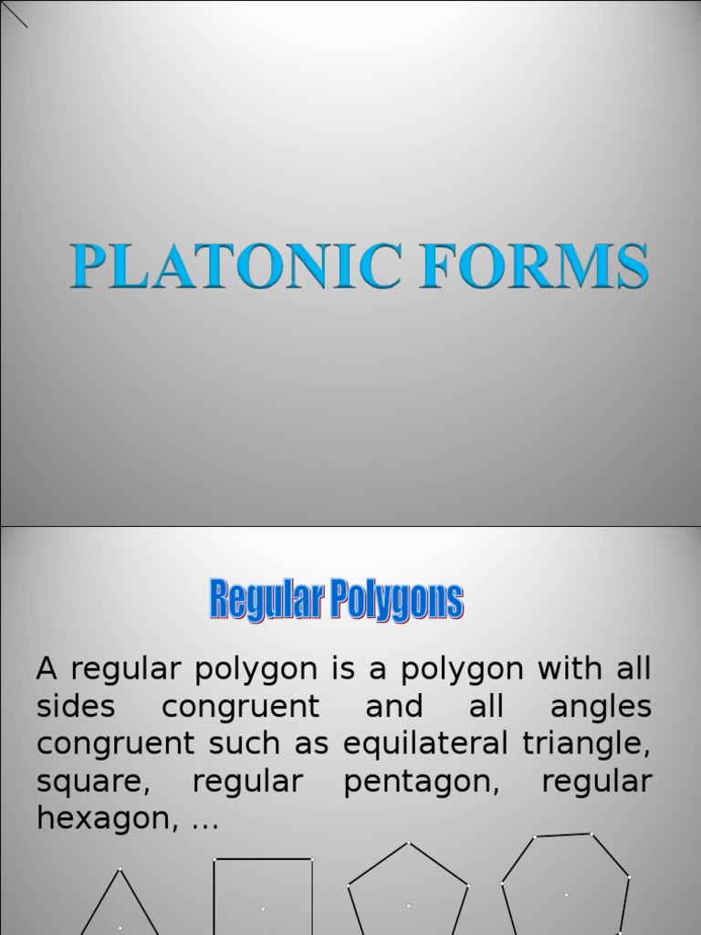 Platonic Forms 1 | Tetrahedron | Topological Spaces
