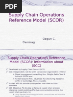SCOR Model: Supply Chain Optimization | PDF | Supply Chain | Business ...