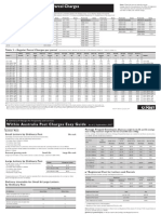 Australia Post Postage & Registered Charges Sept 2007