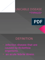 Communicable Disease: Typhus