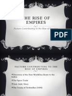 Factors For The Rise of Empires 2013