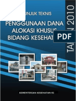 Buku Juknis - Dak - 2010 PDF