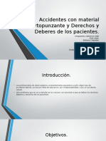 Accidentes cortopunzantes y derechos pacientes