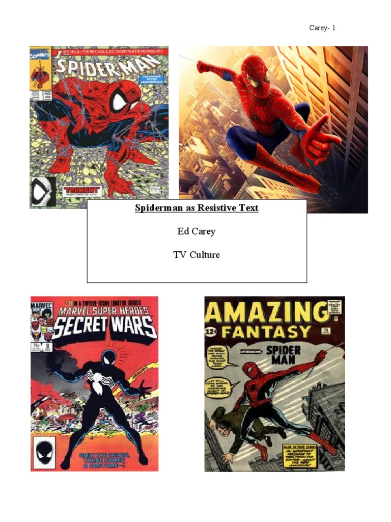 Spiderman: Narrative Ambiguity and Fandom | PDF | Spider Man