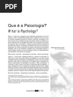 Canguilhem - 2009 - Que e a Psicologia